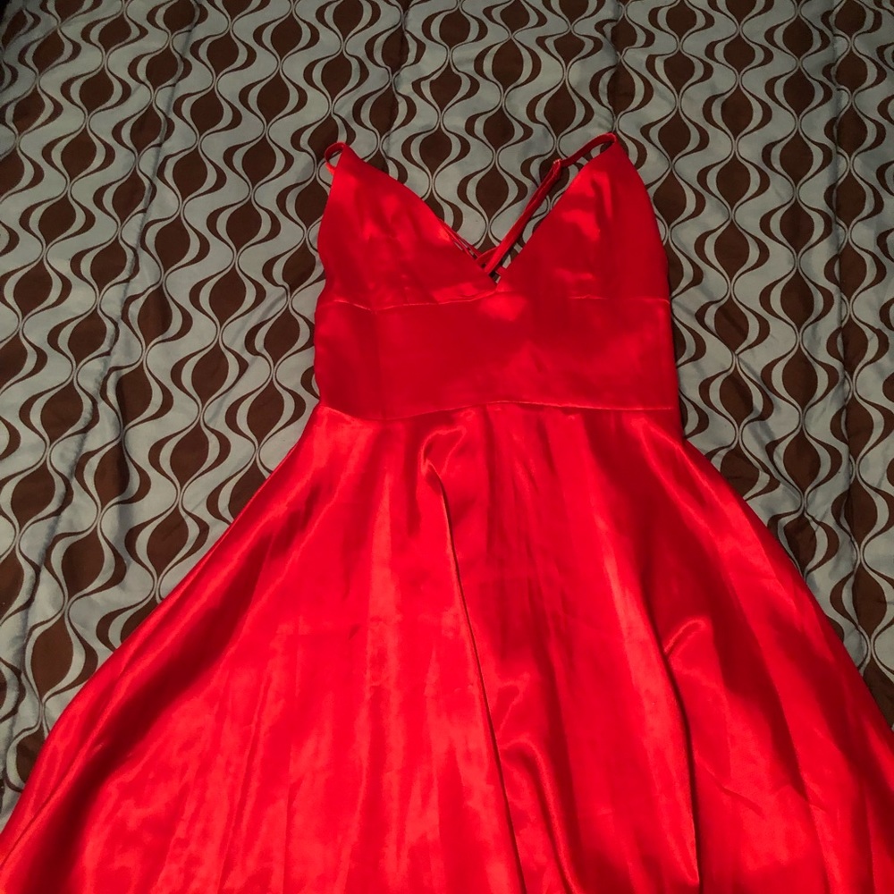 Red dress